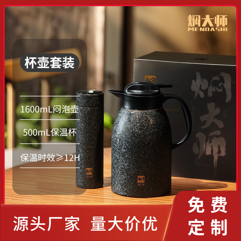 Набор бизнес-чайника и термоса, классический подарок