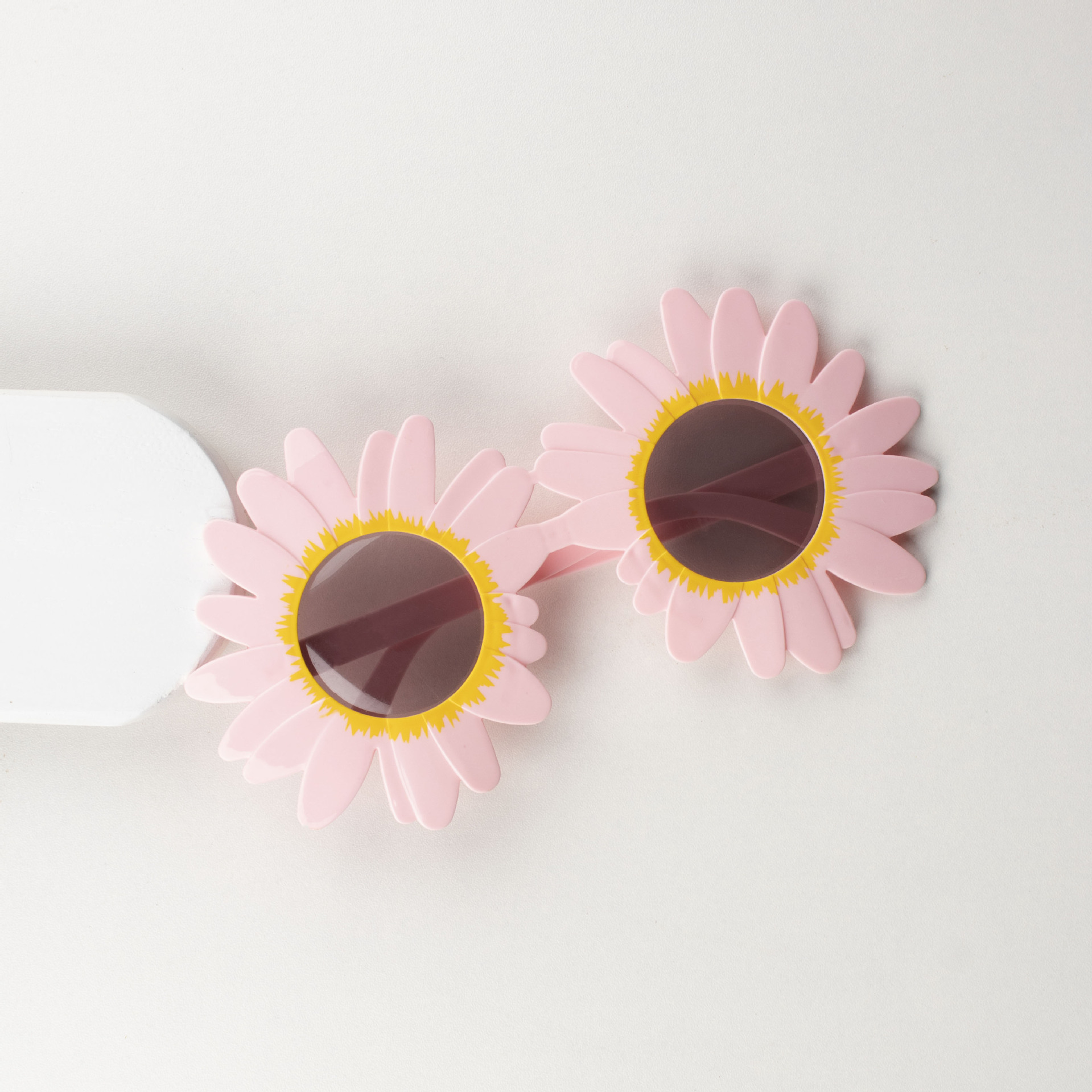Decorative glasses party funny props sunflower daisy flower shape photo props plastic shape sunglasses