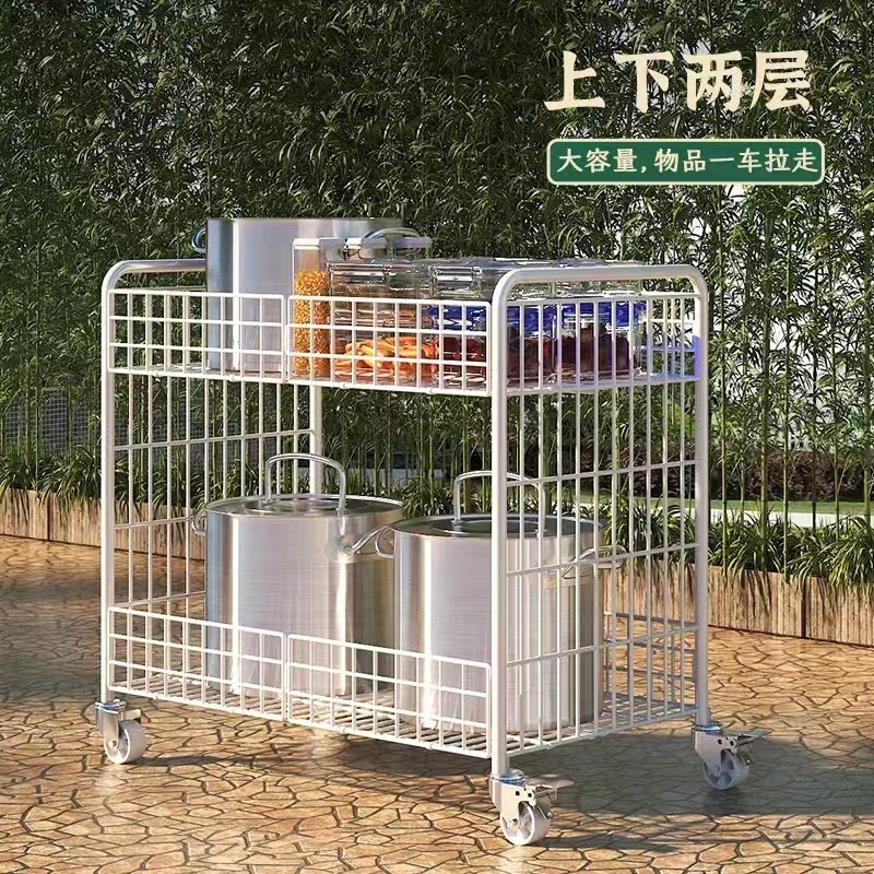 Складная тележка для уличной торговли, тележка для закусок, мобильная подставка для суши и колбасы, специальная рамка для акций