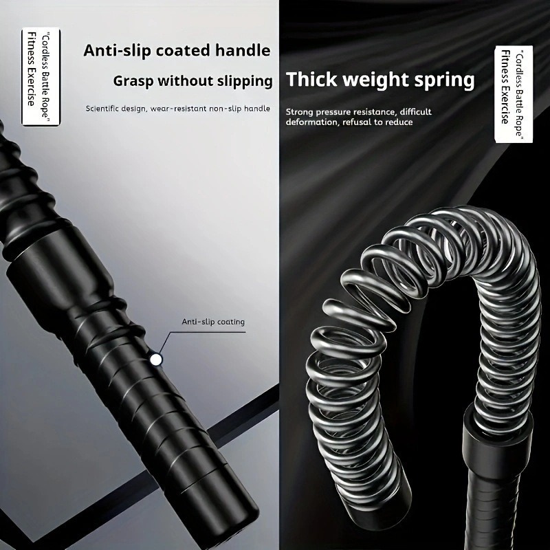 Cross-border Cordless War Rope Fitness Rope Shaking Battle Rope Shaking Rope Training Home Strength Rope Arm Strength Professional Physical Strength Rope