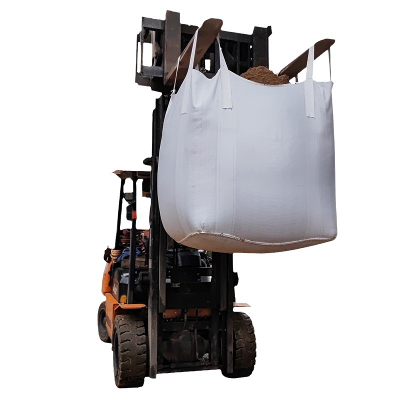 Ton Bag 1 Ton Manufacturer 1.5 Ton Bridge Pre-Pressure Sand Soil Ton Bag Sludge Garbage Treatment Unloading Compartment Collection Bag