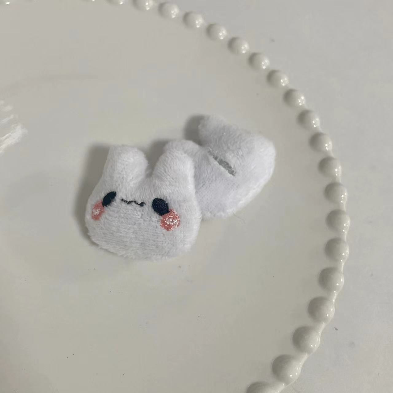 Creative Cute Little Long-eared Rabbit Cute Accessories Kidsren's Shoes and Socks Decoration Girl's Heart Hairpin Headband Hairband Accessories