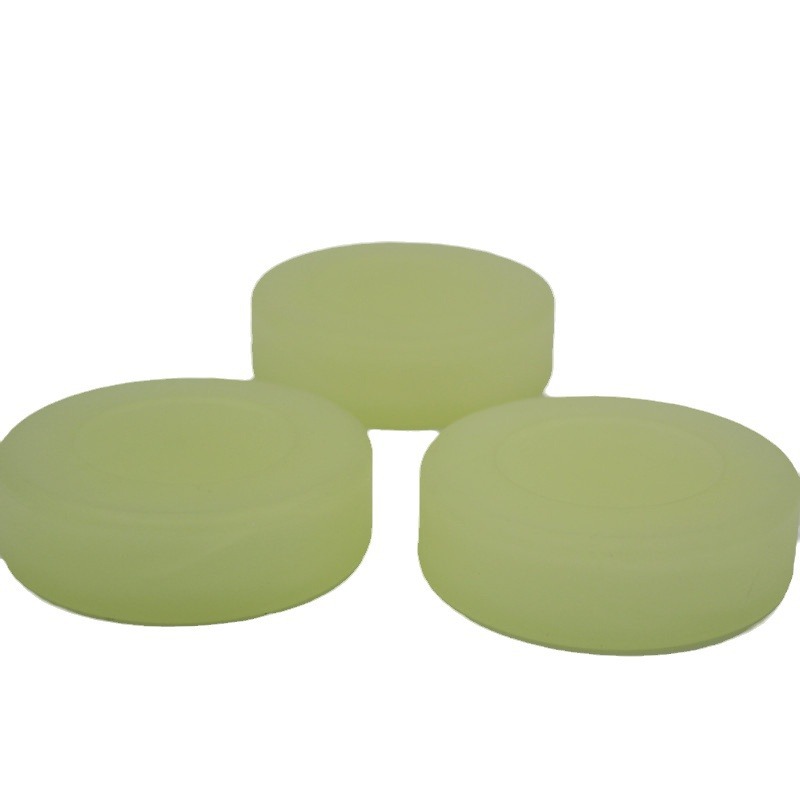 Green Biscuit Dry Ice Ball Pvc Luminous Ice Ball 72mm Hockey Cake Youth Nightclub Ice Practice Ball