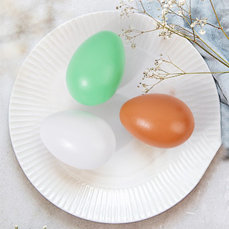 Children's simulation play house three-color egg DIY hand-drawn drawing solid drawing graffiti egg toy