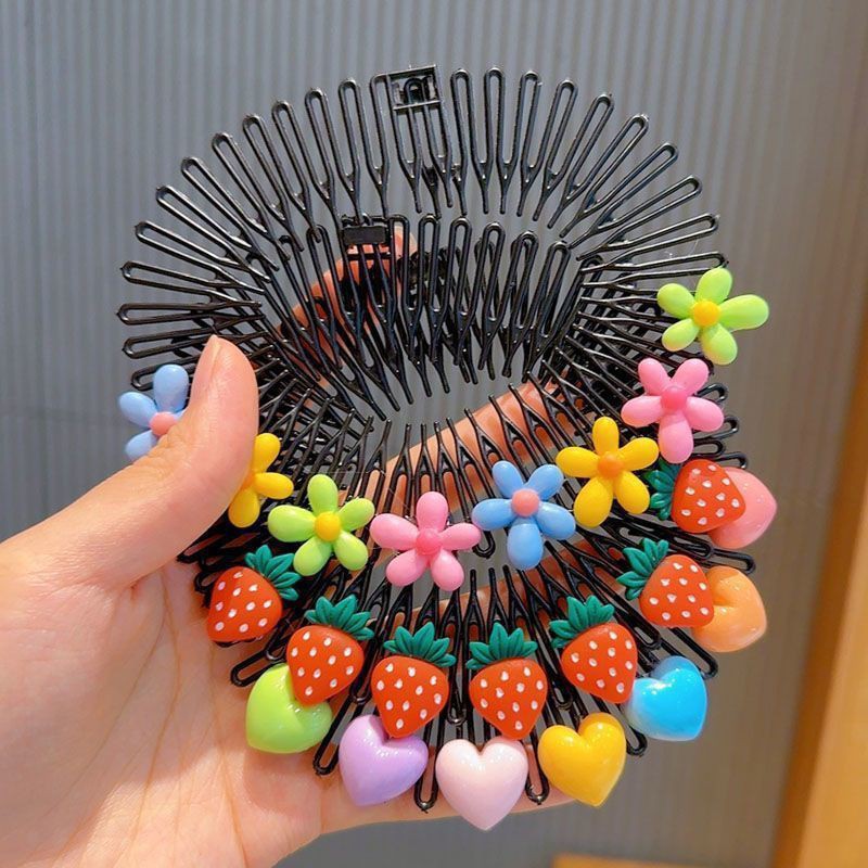 Children's Comb Broken Hair Comb Broken Hair Finishing Artifact Baby's Headdress Hairpin Bangs Hair Accessories Girls' Hair Comb Hairpin