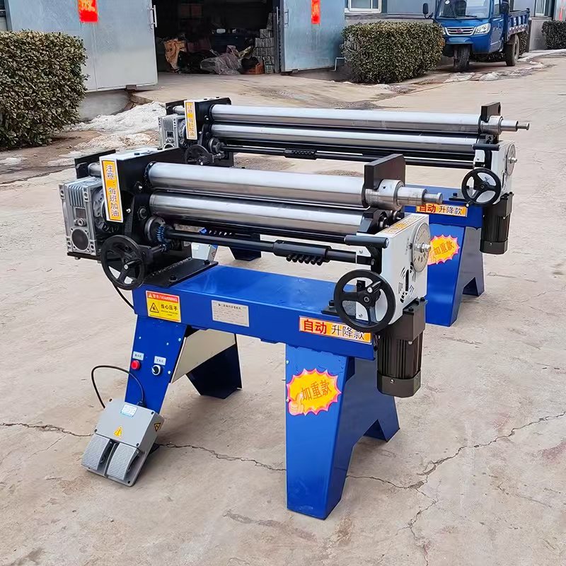 Small Stainless Steel Plate Roll Electric Rounding Machine Iron Sheet Aluminum Sheet Bending and Rounding Machine