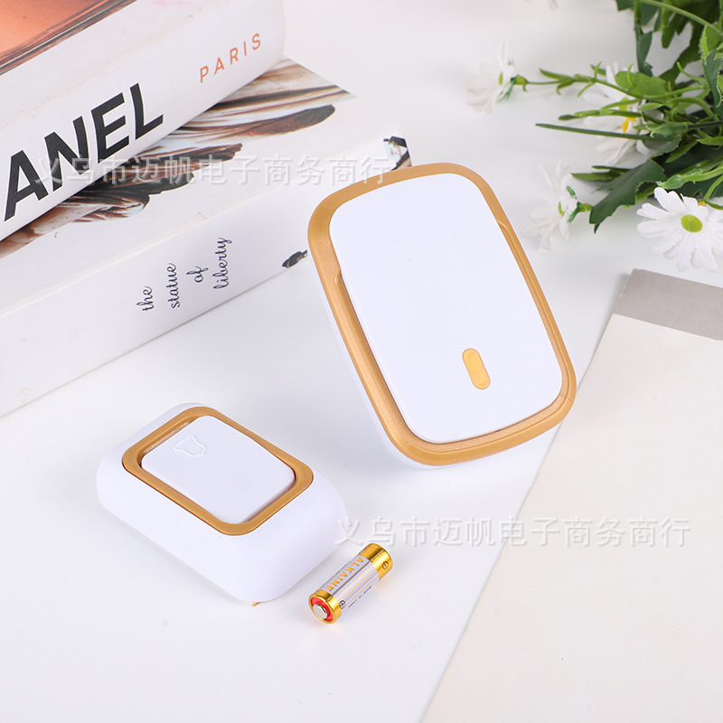 Беспроводной дверной звонок с дистанционным управлением, цифровая музыкальная сигнализация, пейджер для пожилых людей