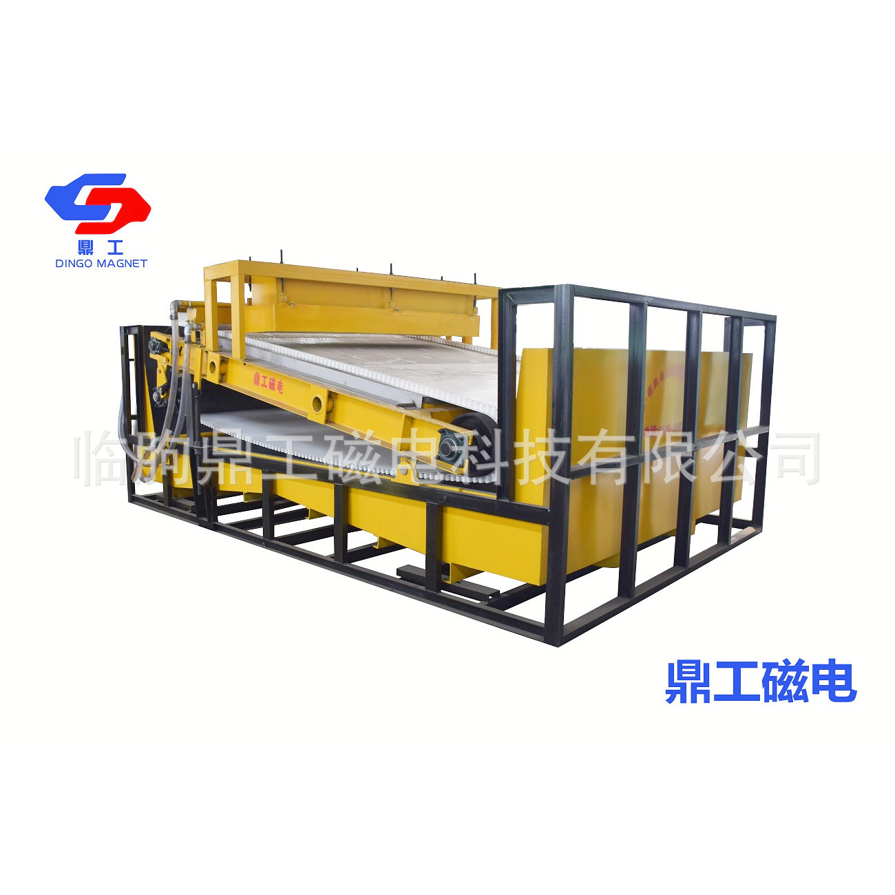 Dry Manganese Ore Magnetic Separator Dry Powder Flat Plate Magnetic Separator Iron Removal and Mineral Processing Equipment Strong Magnetic Roller Magnetic Separator
