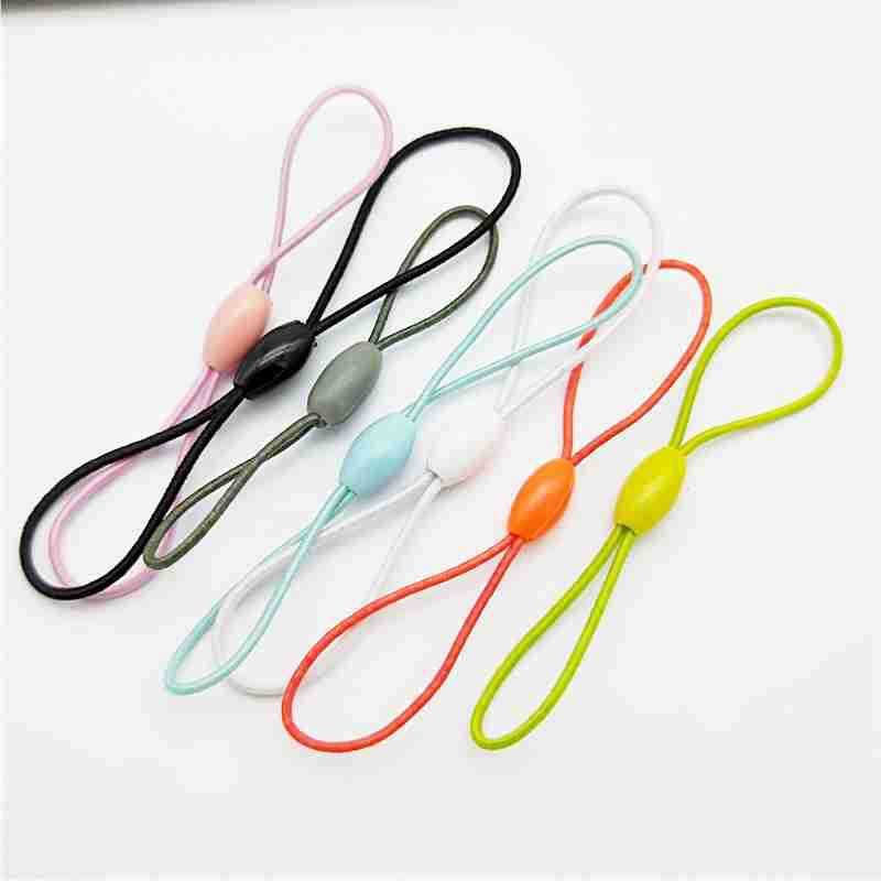 8-character elastic rope mobile phone hanging rope key rope with U disk DIY hanging rope access card finger short rope bus card hanging rope