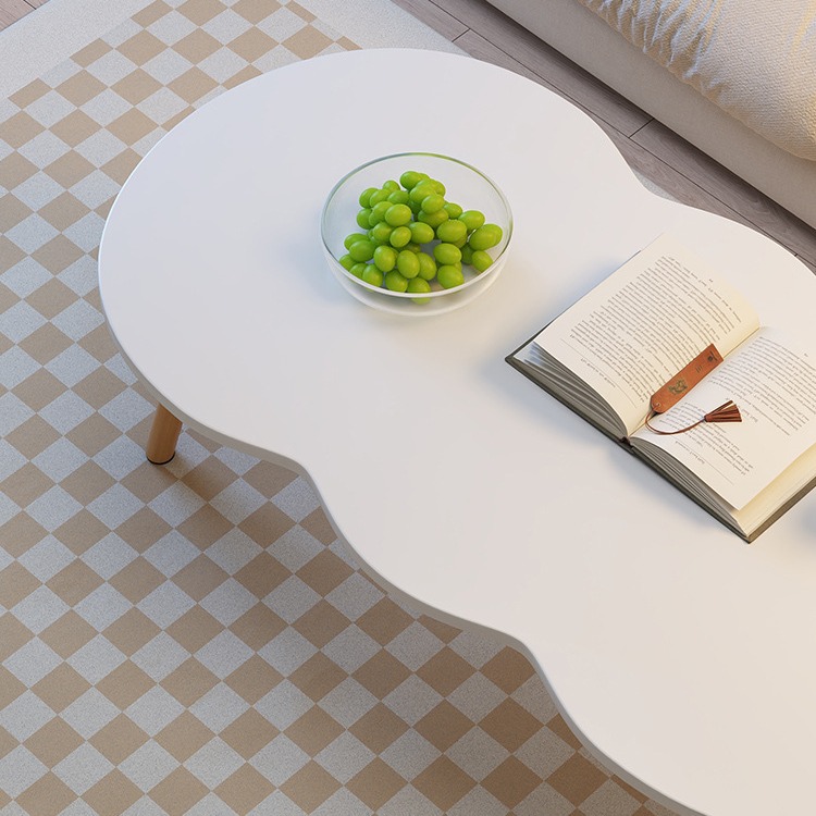 Coffee Table Small Apartment Living Room Household Simple Small Table Light Luxury New Sofa Side Table 2024 Creative Tea Table Square Table