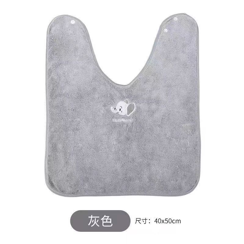 [Waterproof bib] children's wash towel children's towel brushing face mouthwash towel baby face wash bib