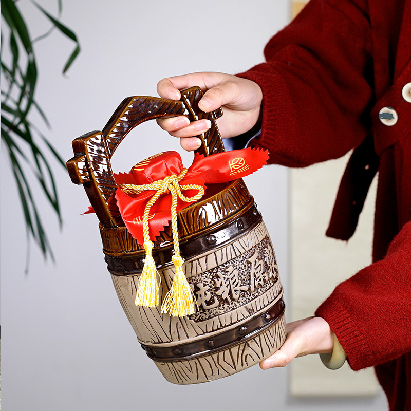 Керамическая винная банка из Иксина, 3кг 5кг, ручная работа, глиняная винная банка, оптовая продажа