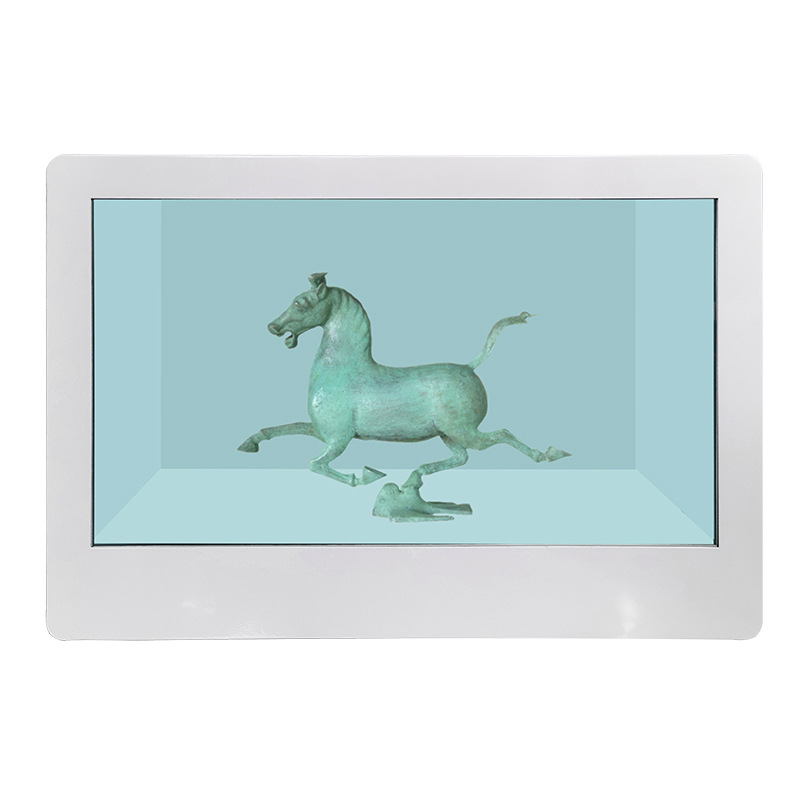 Индивидуальный прозрачный витрина для фигурок с LCD экраном 32 дюйма виртуальный и реальный интерактивный дисплей многосвязь одноэкранный разный дисплей