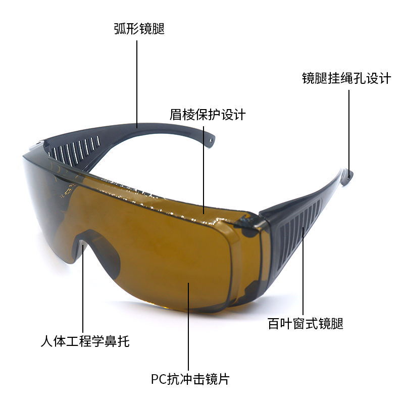 Laser protective glasses 190-2000nm strong light protection marking welding red light beauty instrument laser goggles