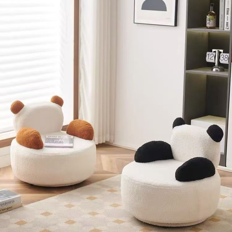 Internet Celebrity Lazy Sofa Children's Sofa Pet Sofa Reading Corner Mini Sofa Cute Cartoon Striped Small Sofa