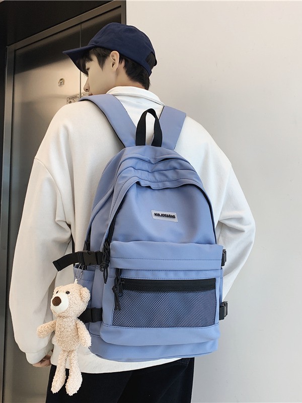 New Couple Backpack Ready for Sale Wholesale Junior High School Student Large Capacity School Bag Simple Fashion Outdoor Travel Backpack