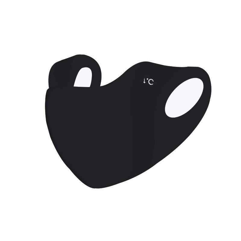 Hyaluronic Acid 3D Sunscreen Mask Summer Ice Silk Mask Breathable Washable Mask Eye Angle Protection UV Protection