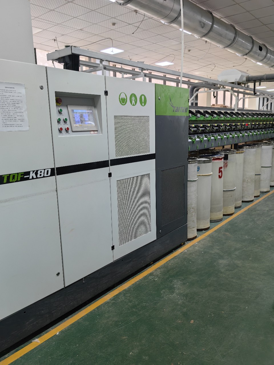 Used Air Spinning Equipment for Sale Used Titan K80 Air Spinning 3 Sets 500 Spindles Each Machine Produced in 2022