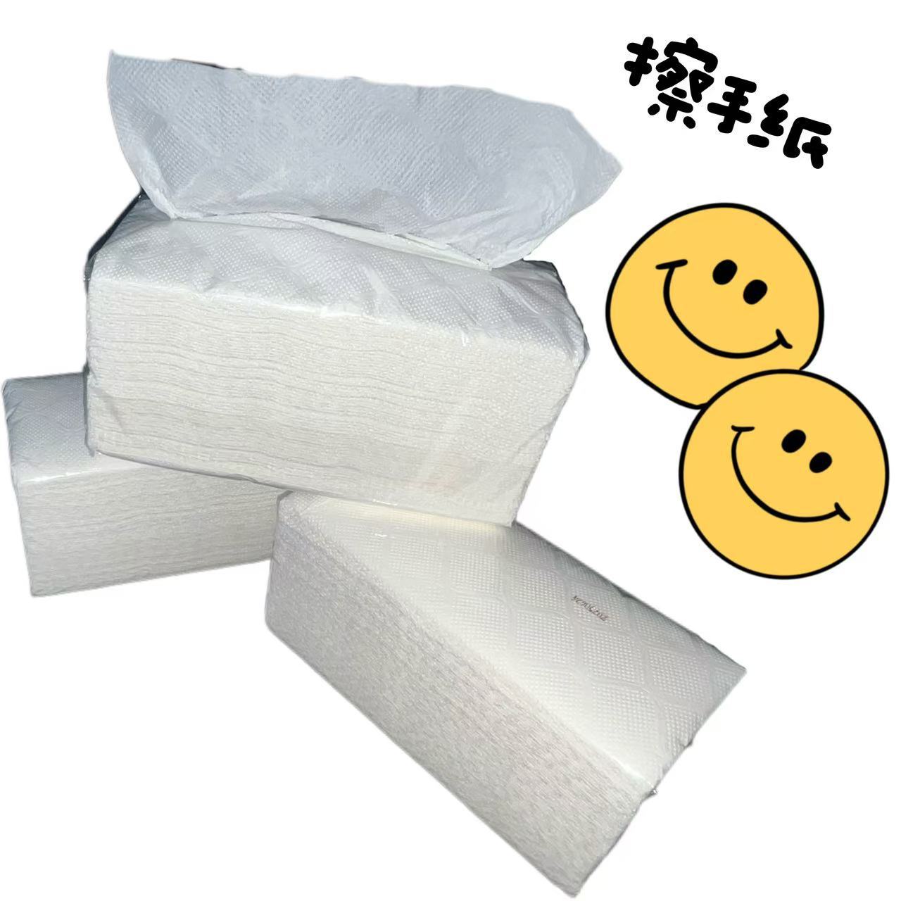 Manufacturer Wholesale 150 Sheets Commercial Hand Towels for Malls, Supermarkets, Bathrooms, and Kitchens, Single-Layer Business Hand Towels