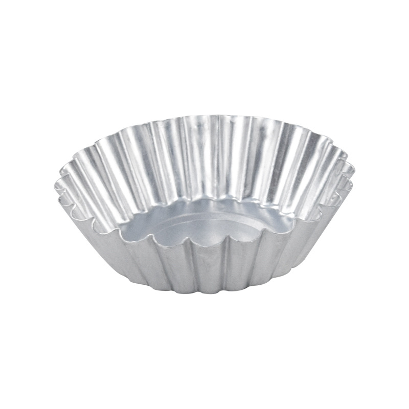 Egg Tart Mold Household Pudding Toe Baking Cake Mold Aluminum Chrysanthemum Cigareth Steamed Rice Cake Egg Tart Baking Mold