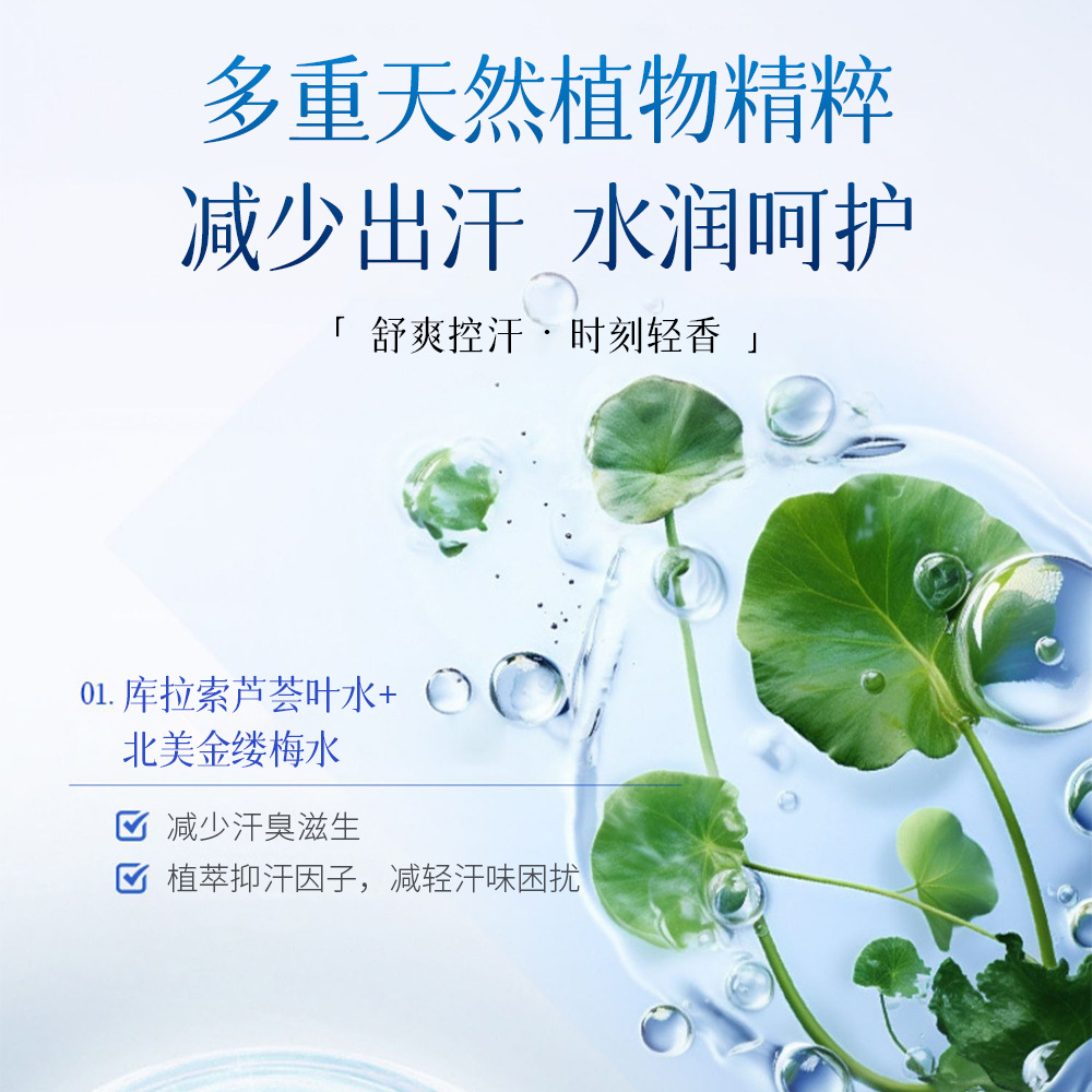 Aluminum Chloride Antiperspirant Deodorant, Underarm Cream to Improve Odor, Long-Lasting Fragrance, Refreshing Deodorant, Dry and Fragrant