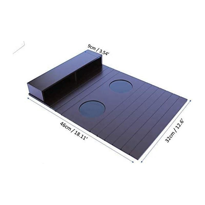 Wooden Folding Table Tray Sofa Wall Folding Table Black Wooden Folding Table Tray Sofa Armrest Tray