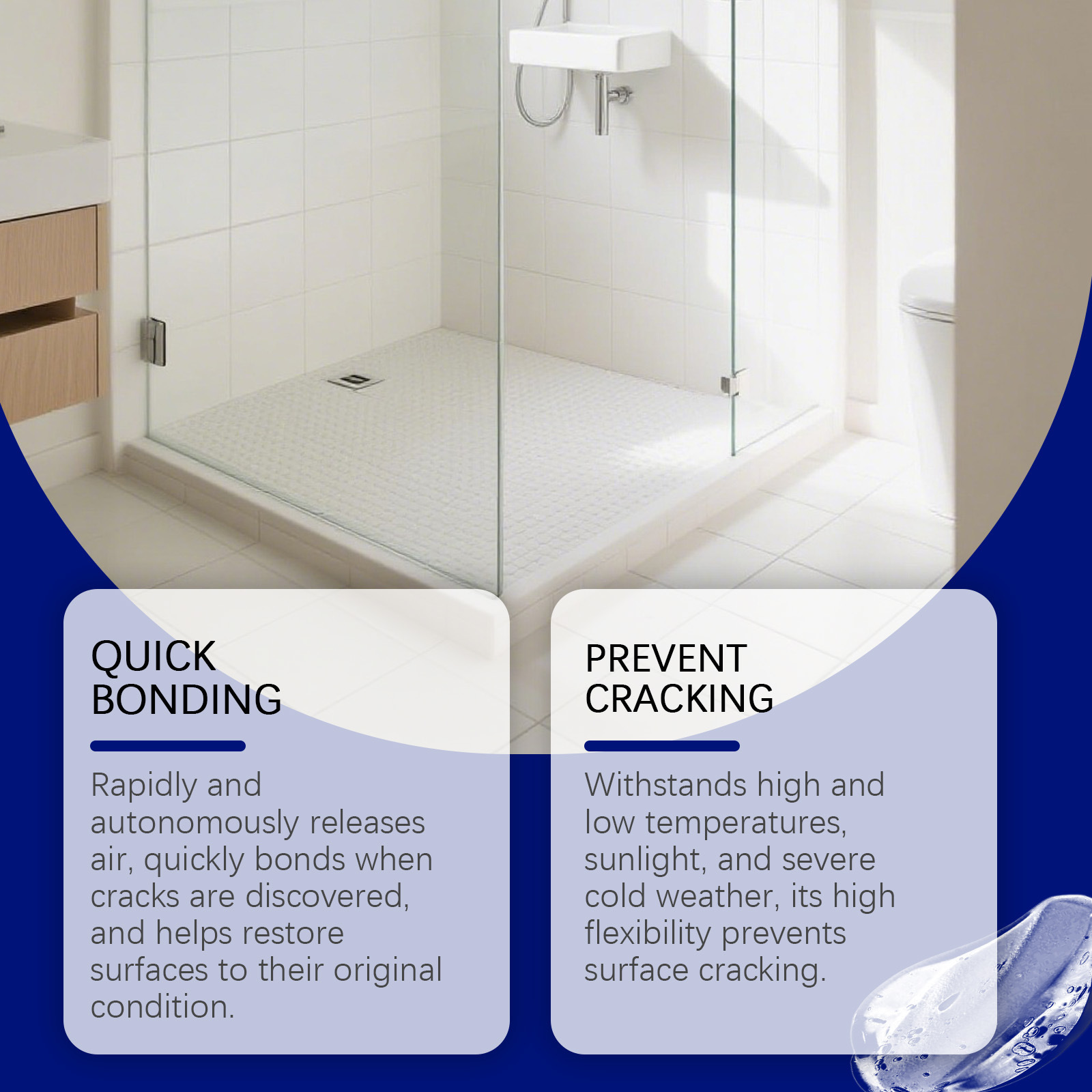 Jaysuing Leak-Proof Repair Glue, Household Waterproof and Moisture-Proof Coating, Suitable for Both Indoor and Outdoor Use, Durable for Sealing Leaks