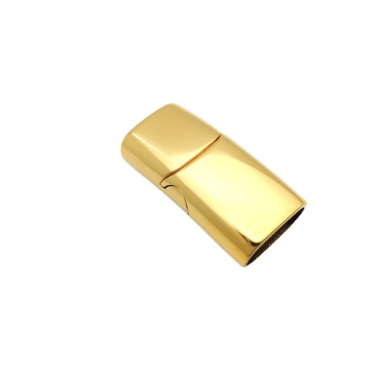 Spot 316 stainless steel hand rope magnet buckle leather rope connection buckle DIY side bracelet buckle handmade jewelry accessories