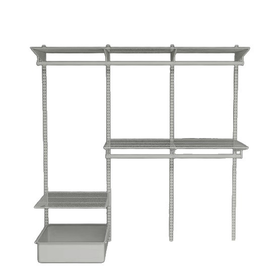 Free Design Metal Wardrobe Walk-In Metal Frame Dressing Room Open-Style Metal Wardrobe Factory Direct Sale