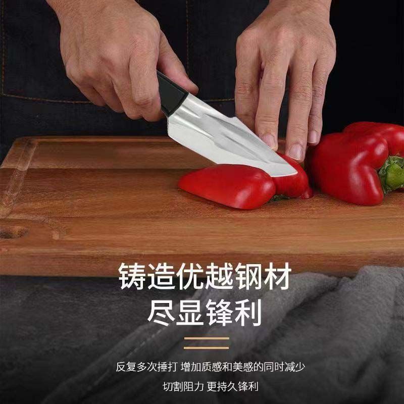 Mongolian hand-held meat knife high manganese steel forged pure hand-cut meat barbecue knife to eat meat hand-held steak fruit knife
