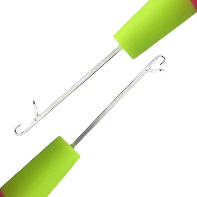 Factory supply plastic with tongue dirty braid crochet with hook wig crochet 3.8mm 5.5mm carpet crochet