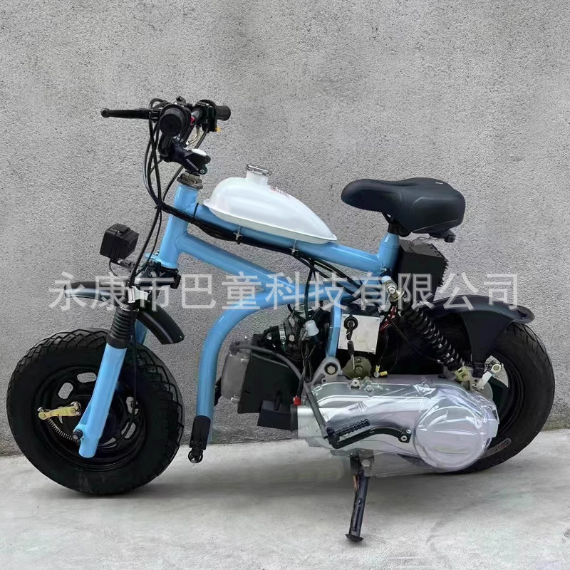 Mini Tank 125Cc Continuously Variable Four-Stroke Gasoline Small Tyrannosaurus Motorcycle Men's and Women's Mobility Fuel Vehicle