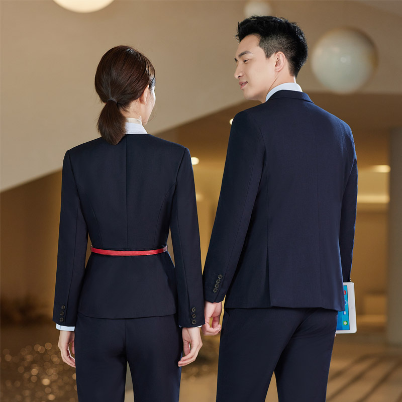 China mobile business hall work clothes men's and women's same professional suit suit women's salesperson work suit jacket