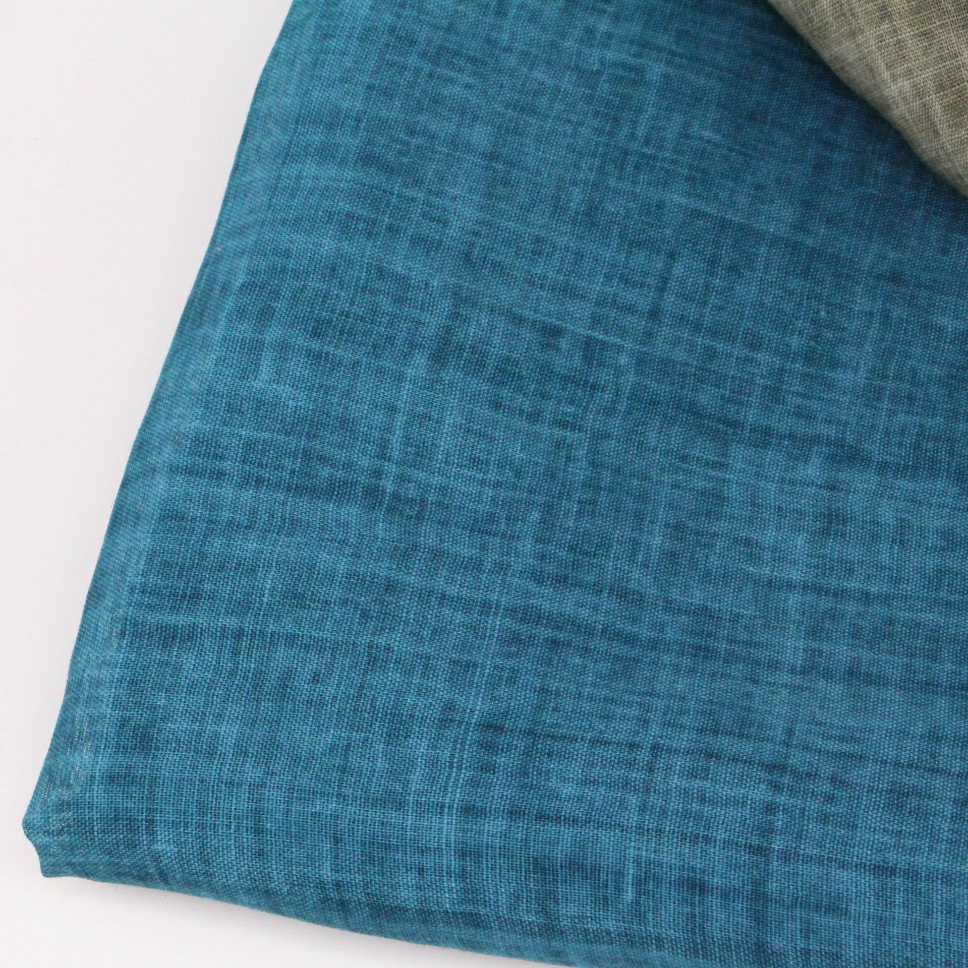 Ramie Tencel Fabric Manufacturer High Count Ramie Two-Color Linen Fabric Light and Elegant Linen Spring and Summer Dress Shirt