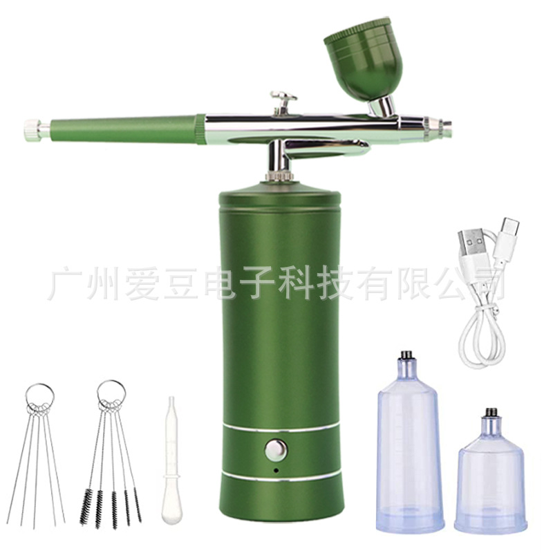 Foreign Trade Cross-Border Oxygen Injection Instrument Portable Handheld Electric Spray Gun Airbrush Coloring Beauty Manicure Painting Spray Oxygen Injection Instrument