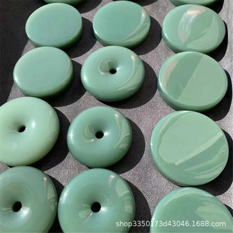 Wholesale Natural Xinjiang Hetian Jade Sugar White Bracelet with Jasper Cat's Eye Pendant for Women in Stock