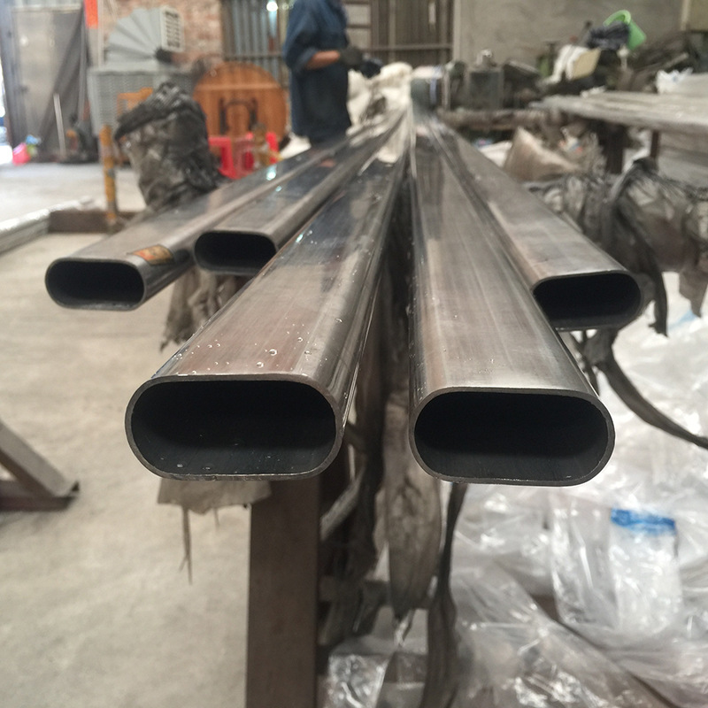 201 304 stainless steel flat Oval tube 15*30 20*40 30*60 40*80 flat Oval armrest tube