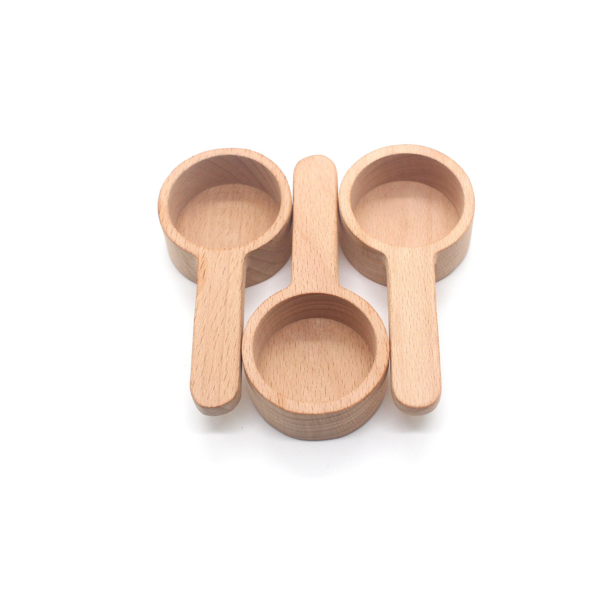 Customized Solid Wood Coffee Measuring Spoon Black Walnut Coffee Spoon Beech Spoon Measuring Spoon