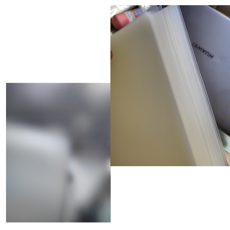 Non-heritage shadow play diy imitation leather paper non-cowhide material bag matte transparent a4a3 kindergarten primary and secondary school props