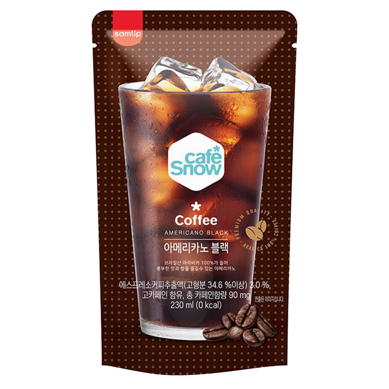 South Korea Imported Samlip Samlip Sweet Hazelnut Flavored Coffee Drink Mango Green Grape Flavored Bagged Drink