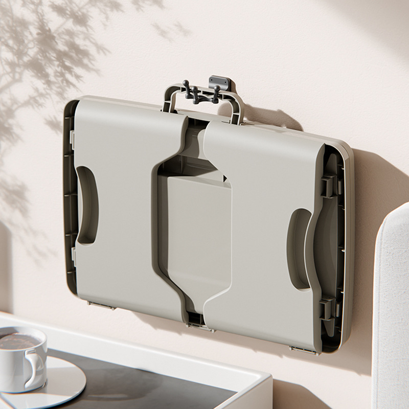 Plastic Portable Folding Table Multifunctional Laptop Table Student Dormitory Bed Folding Desk Factory Wholesale