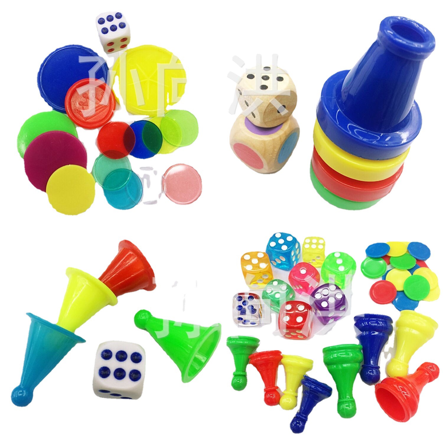 Plastic Chess Dice Monopoly House Cato Pointer Plastic Accessories Checkers Sample Products Wholesale