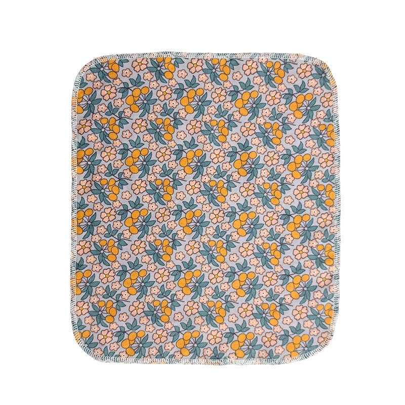 Flannel cotton reusable kitchen paper towel paperless towel scouring pad unpaper towels