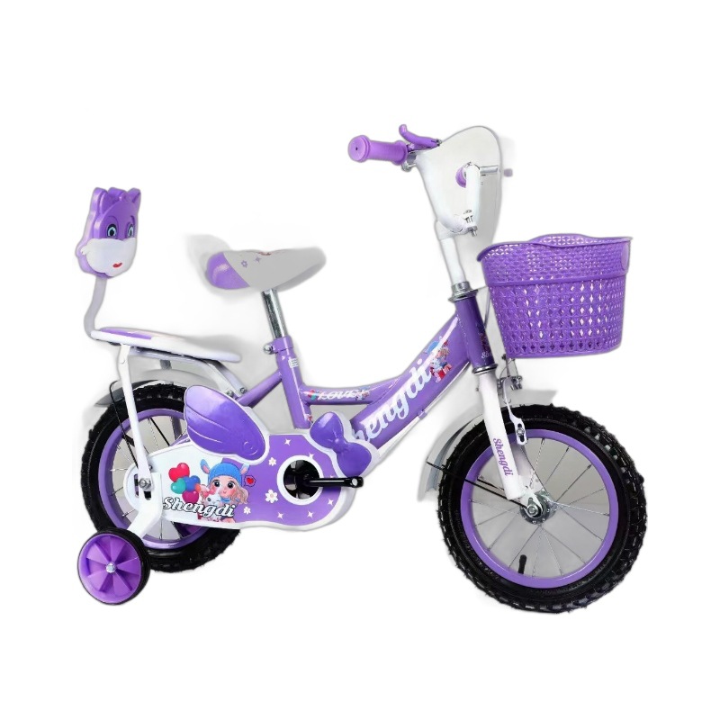 Girls' Bicycle 12/14/16/18 inch stroller with auxiliary wheel children's bicycle manufacturer exports