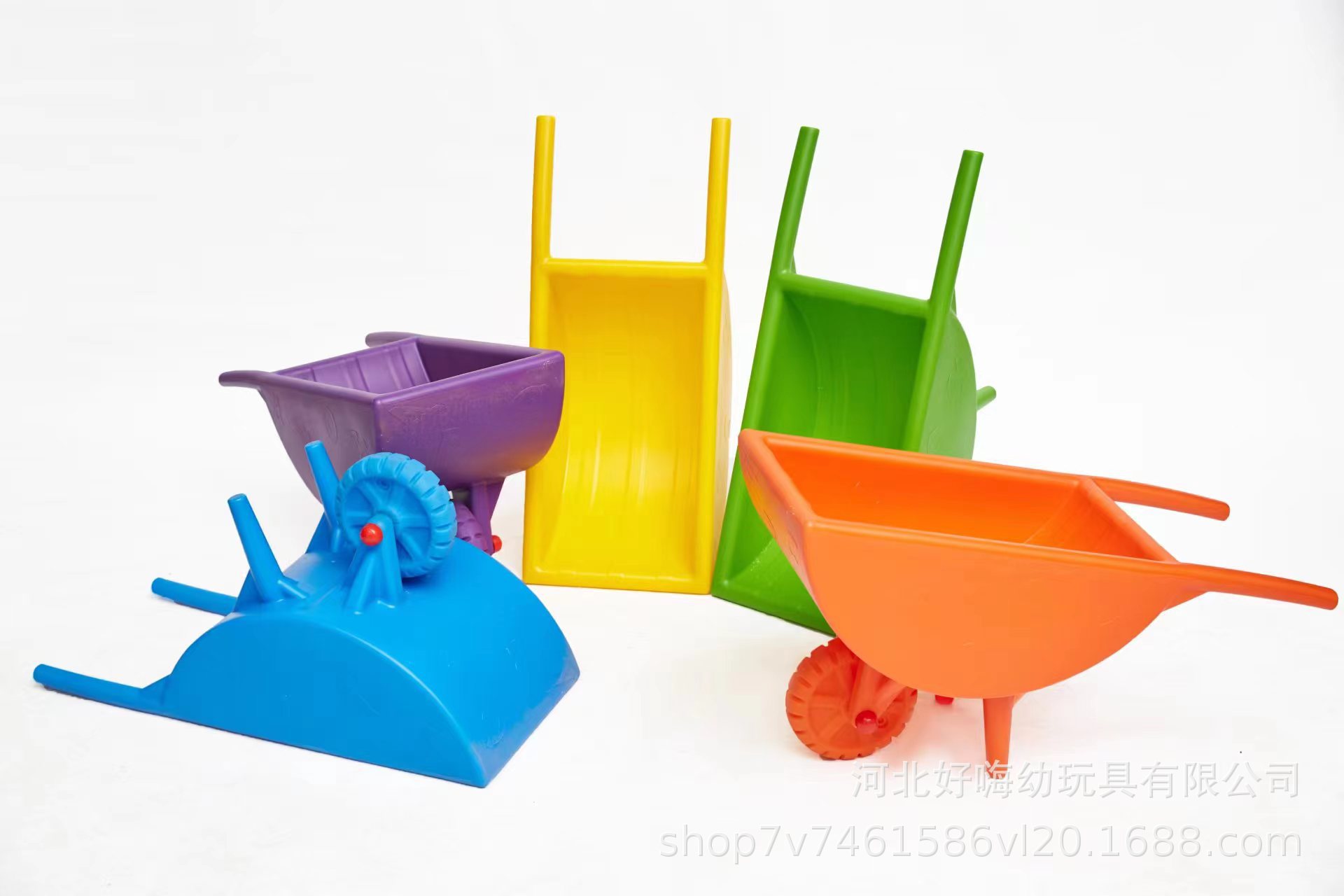 Одноколесная тележка для детей в детском саду, игрушка для обучения, пластиковая тележка для транспорта