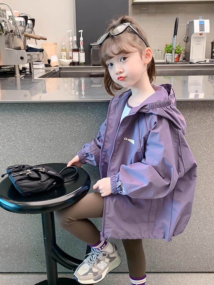 Куртка для девочек весна 2025, новая стильная куртка для активного отдыха