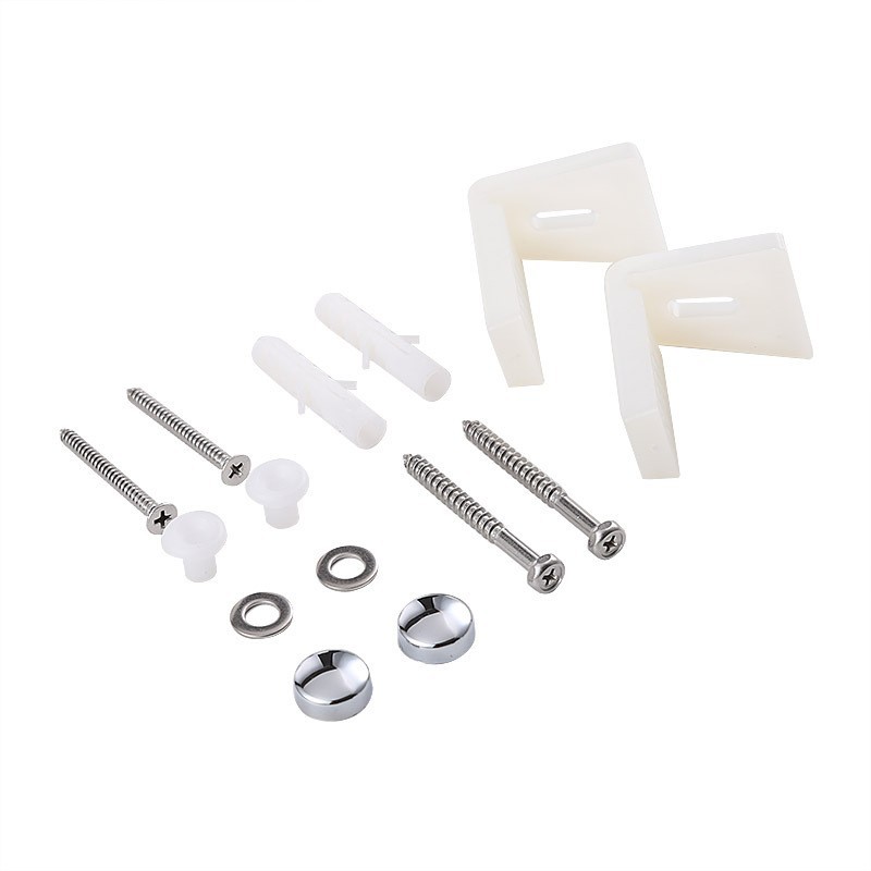 Toilet installation foot screw fixed support L-type 7 seven-shaped toilet fixed bolt bathroom accessories cross-border