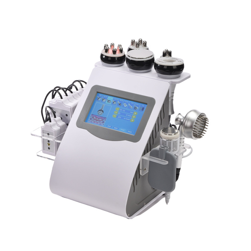 Nine-in-one multifunctional beauty instrument desktop 40k multi-pole skin tightening negative pressure micro electric head therapy beauty instrument