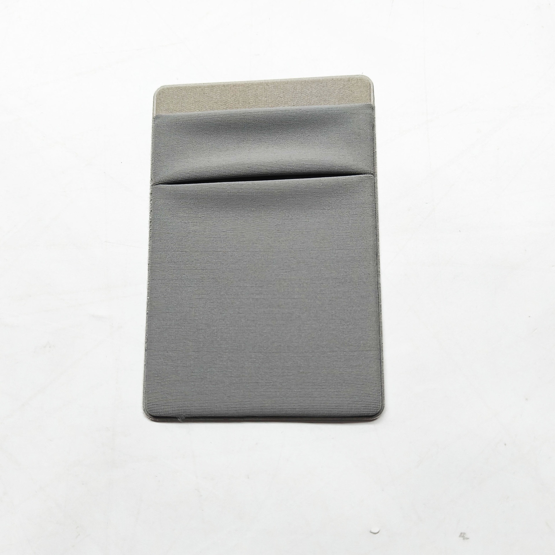 in stock Lycra Fabric Elastic Mobile Phone Sticker Multi-functional Double Layer Mobile Phone Back Sticker Double Oblique Mouth Double Slot Mobile Phone Sticker Card Case