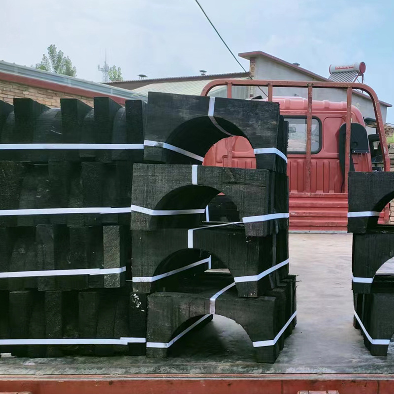 Customized Central Air Conditioning Pipe Wooden Support, Anti-Corrosion Wooden Pipe Support, Thermal Insulation Pipe Support, Air Duct Pad, Water Pipe Wooden Support